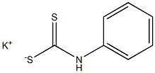 Phenyldithiocarbamic acid potassium salt 结构式