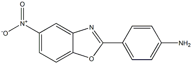 5-Nitro-2-[4-aminophenyl]benzoxazole 结构式