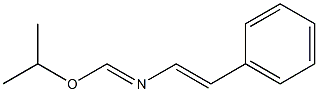1-Phenyl-N-[(isopropyloxy)methylene]ethenamine 结构式