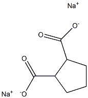 1,2-Cyclopentanedicarboxylic acid disodium salt 结构式
