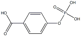 4-(Phosphonooxy)benzene-1-carboxylic acid 结构式