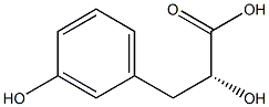 (R)-2-Hydroxy-3-(3-hydroxyphenyl)propionic acid 结构式