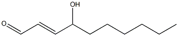 (E)-4-Hydroxy-2-decenal 结构式