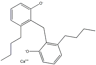 Calcium 2,2'-methylenebis(3-butylphenoxide) 结构式