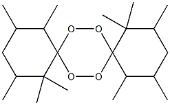 1,1,2,4,5,10,10,11,13,14-Decamethyl-7,8,15,16-tetraoxadispiro[5.2.5.2]hexadecane 结构式