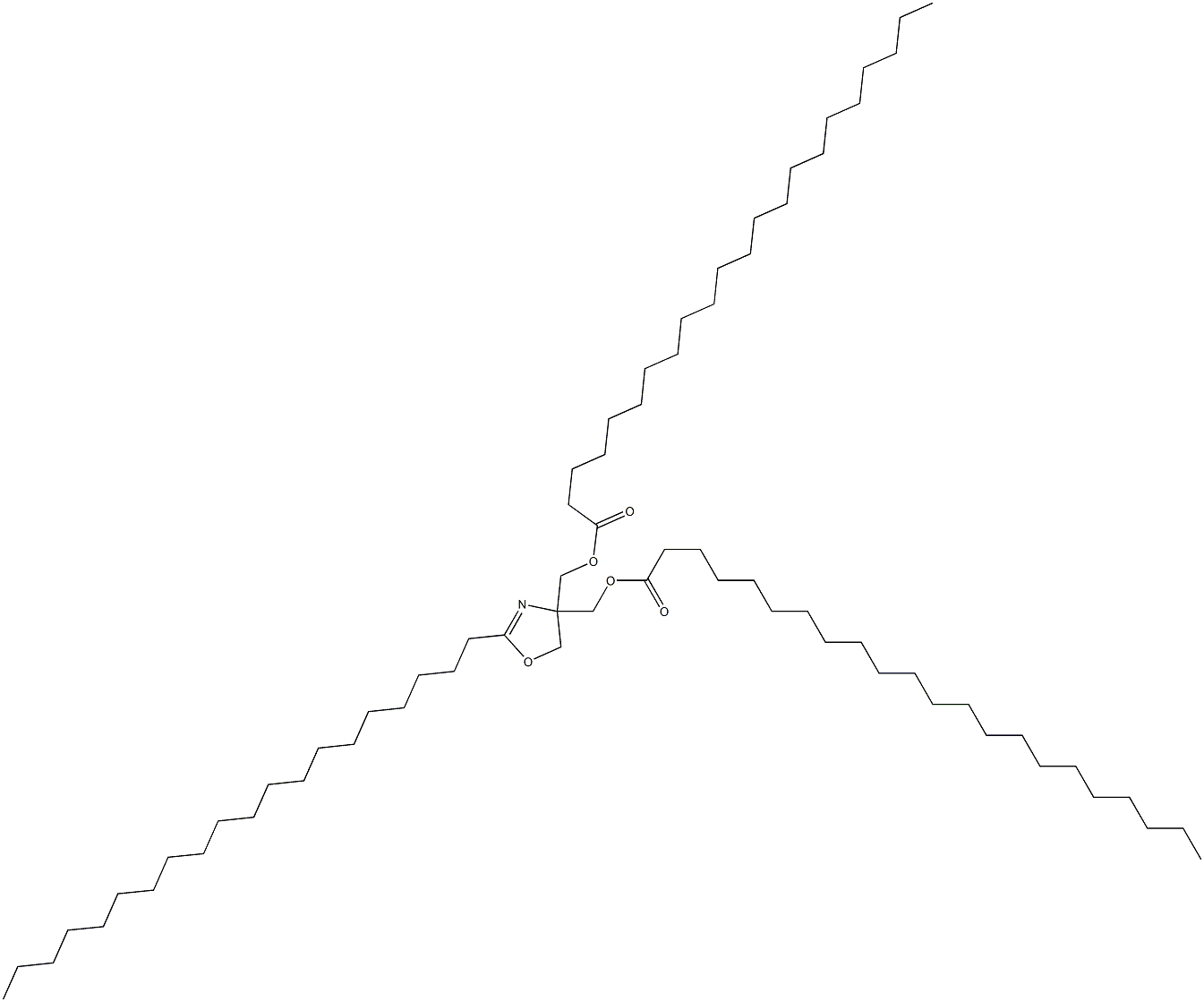 2-Icosyl-2-oxazoline-4,4-dimethanol didocosanoate 结构式