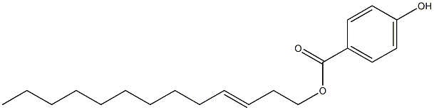 4-Hydroxybenzoic acid 3-tridecenyl ester 结构式