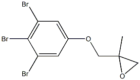 3,4,5-Tribromophenyl 2-methylglycidyl ether 结构式