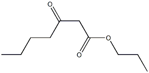 3-Ketoenanthic acid propyl ester 结构式