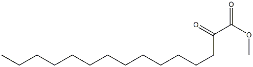 2-Oxopentadecanoic acid methyl ester 结构式