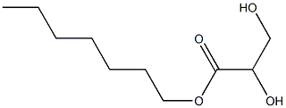 (+)-D-Glyceric acid heptyl ester 结构式