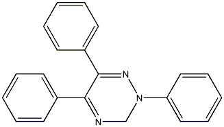 2,5,6-Triphenyl-2,3-dihydro-1,2,4-triazine 结构式