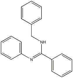 N2-Phenyl-N1-benzyl,benzamidine 结构式