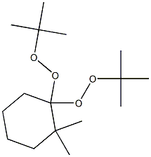 2,2-Dimethyl-1,1-bis(tert-butylperoxy)cyclohexane 结构式