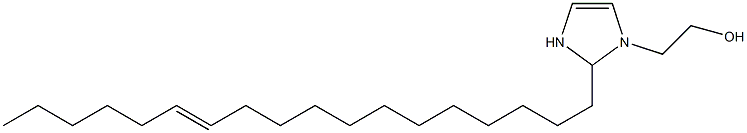 2-(12-Octadecenyl)-4-imidazoline-1-ethanol 结构式