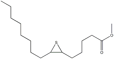 6,7-Epithiopentadecanoic acid methyl ester 结构式