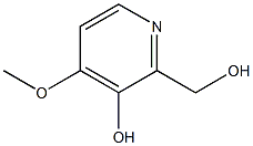 2-Hydroxymethyl-4-methoxy-pyridin-3-ol 结构式