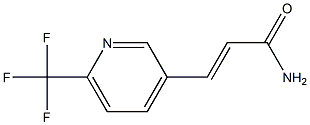 2-PROPENAMIDE, 3-[6-(TRIFLUOROMETHYL)-3-PYRIDINYL]- 结构式