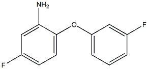 2-(3-氟苯氧基)-5-氟苯胺 结构式