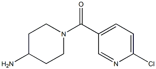 (4-AMINO-1-PIPERIDINYL)(6-CHLORO-3-PYRIDINYL)-METHANONE 结构式