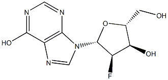 2'-氟脱氧肌苷 结构式