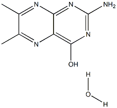 2-Amino-6,7-dimethyl-4-hydroxypteridine hydrate,97% 结构式