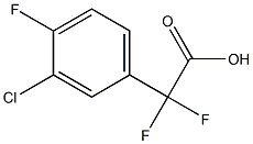 (3-Chloro-4-fluorophenyl)difluoroacetate 结构式