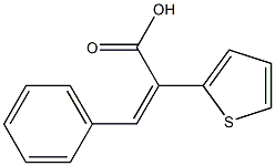 2-噻吩肉桂酸 结构式