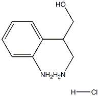 DL-3-(2-Aminophenyl)-beta-alaninolhydrochloride 结构式