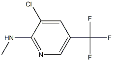 3-Chloro-N-methyl-5-(trifluoromethyl)-2-pyridinamine 结构式