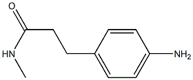 3-(4-Aminophenyl)-N-methylpropanamide 结构式
