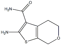 2-Amino-4,7-dihydro-5H-thieno[2,3-c]pyran-3-carboxamide 结构式