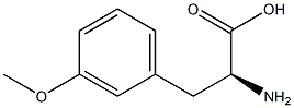 L-3-甲氧基苯丙氨酸 结构式