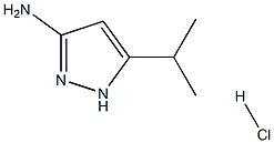 3-氨基-5-异丙基-1H-吡唑盐酸盐 结构式