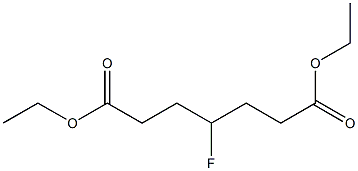 4-氟庚二酸二乙酯 结构式