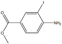 4-Amino-3-iodo-benzoic acid methyl ester 结构式