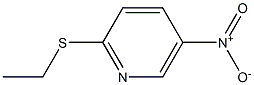 2-乙硫基-5-硝基吡啶 结构式