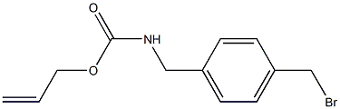 allyl 4-(bromomethyl)benzylcarbamate 结构式