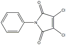 2,3-二氯-N-苯基马来酰亚胺 结构式