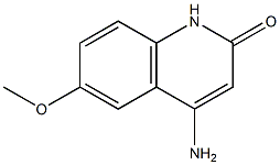 4-Amino-6-methoxyquinoline-2-one 结构式