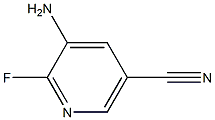 3-Amino-5-Cyano-2-fluoropyridine 结构式