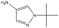 4-胺基-1-叔丁基-1H-吡唑 结构式