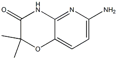 6-Amino-2,2-dimethyl-4H-pyrido[3,2-b][1,4]oxazin-3-one 结构式