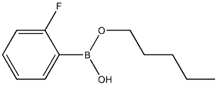 戊环邻氟苯硼酸 结构式