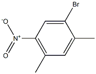 2,4-二甲基-5-硝基溴苯 结构式