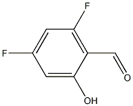 4,6-二氟水杨醛 结构式