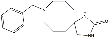 9-N-苄基-1,3,9-三氮杂螺[4,7]十二烷-2-酮 结构式