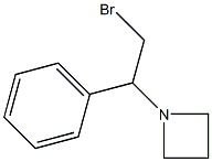 1-(2-bromo-1-phenylethyl)azetidine 结构式