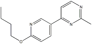 4-(6-butoxypyridin-3-yl)-2-methylpyrimidine 结构式