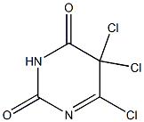 5,5,6-trichloro-dihydro-pyrimidine-2,4-dione 结构式